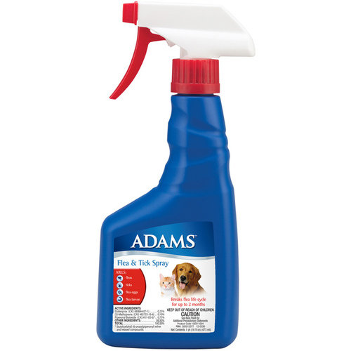 Central Life Sciences - Adams 100515242 Adams Flea and Tick Spray 16 Oz.