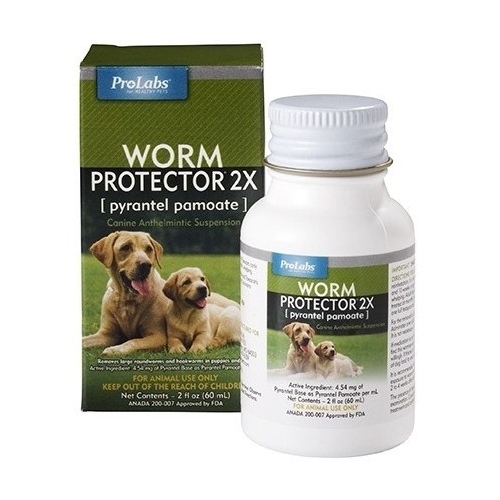 AgriLabs 011-01792 Worm Protector 2X for Dogs 2-oz