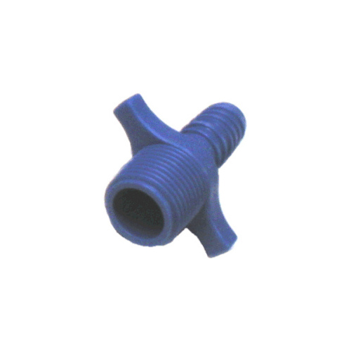 Lasco Fittings 3400005 1/2" Blue Double Helix X Mipt Irrigation Twister Male Adapter