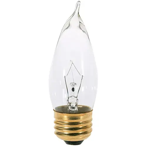 Incandescent Bulb 40 W CA10 Decorative E26 (Medium) Warm White Clear Pair