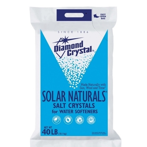 Cargill, Inc 100012411 Salt Crystals, 40 lb Bag, Crystalline Solid, Halogen