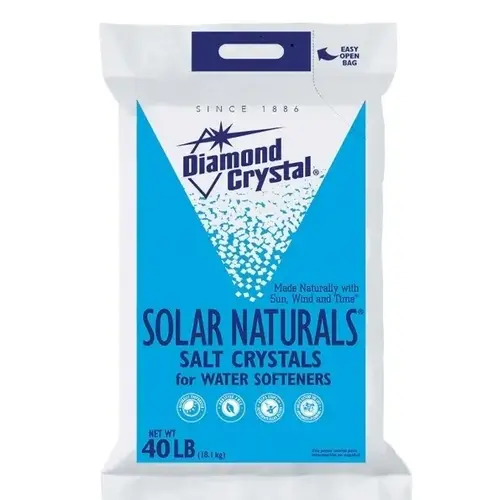 Cargill, Inc 100012411 Salt Crystals, 40 lb Bag, Crystalline Solid, Halogen