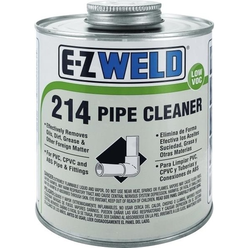 E-Z WELD INC. 21402 Pipe Cleaner 214 Clear 1/2-Pint