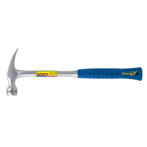 Estwing E3-22S Hammer, 22 oz Head, Framing, Rip Claw, Smooth Head, Steel Head, 16 in OAL