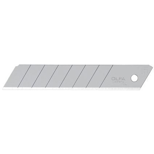 Olfa 5016 Knife Blade, 18 mm, Carbon Steel, 8-Point - pack of 50