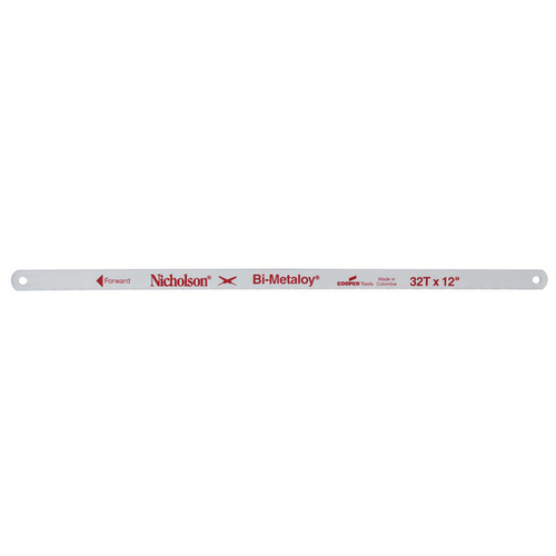Crescent 62723N-02 Bi-Metaloy NF1218 Series Replacement Hacksaw Blade, 1/2 in W, 12 in L, 18 TPI
