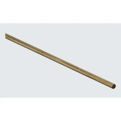 4052BC 1/8" x 36" Solid Brass Smooth Rod in Solid Brass Solid Brass Finish