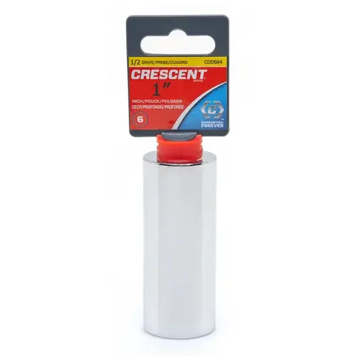 Crescent CDDS64N Socket 1" S X 1/2" drive S SAE 6 Point Deep