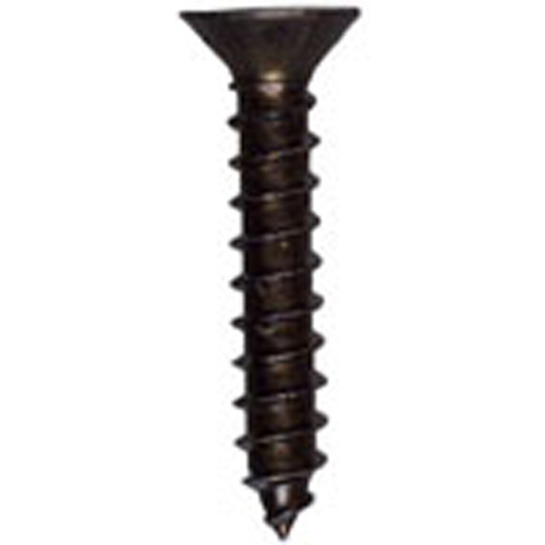 Screw, #12 Thread, 1-1/4 in L, Flat Head, Phillips Drive, Steel - pack of 90