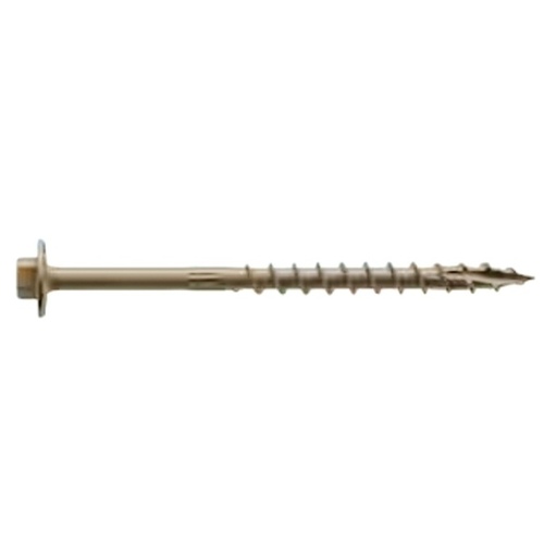 Strong-Drive SDWH Timber Screw, 4 in L, Coarse Thread, Large Hex Washer Head - pack of 50