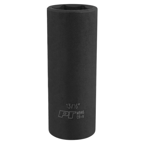 Performance Tool M846 1/2" Drive 6 Point Deep Impact Sockets 13/16"