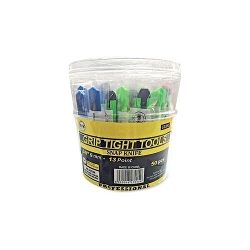 Grip Tight Tools C0315 Neon Snap Off Knife