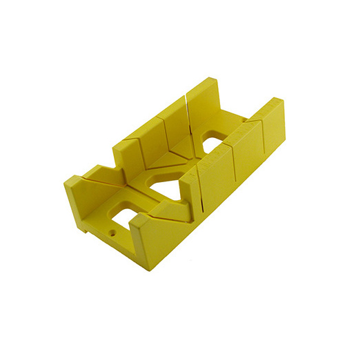 GREAT NECK MITRE BOX, PLASTIC, 12 IN Yellow