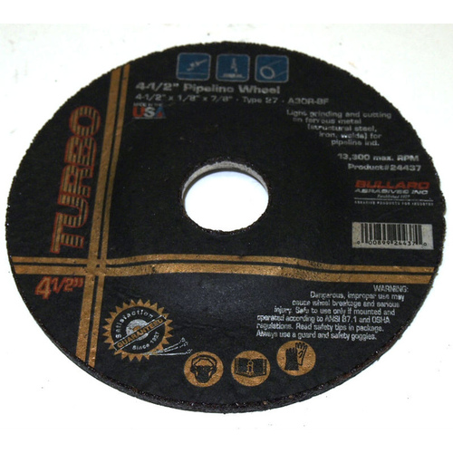 Metal Grinding Wheel - 4-1/2" X 1/8" X 7/8"