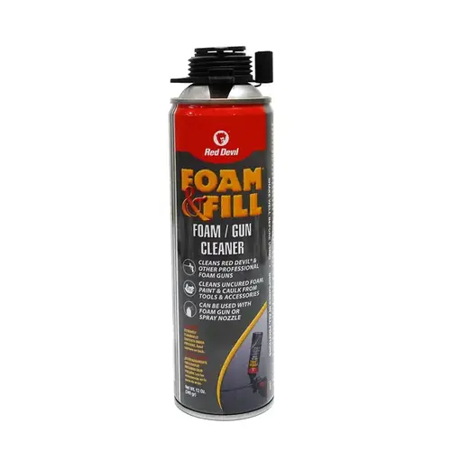 Red Devil 0921 PRO GUN FOAM CLEANER 12OZ.