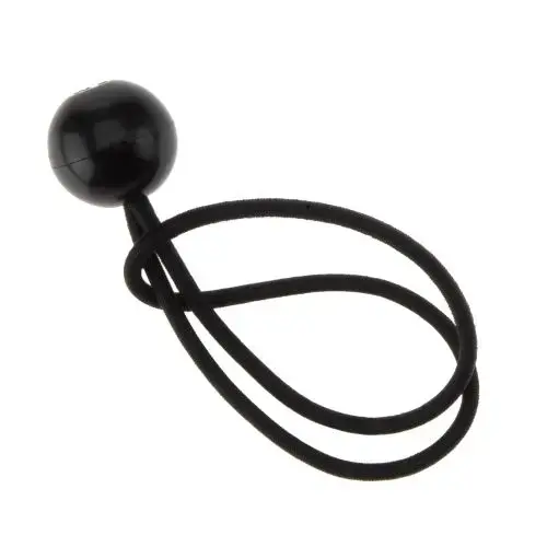 Keeper 06345 Bungee Cord, 8 in L, Rubber, Black, Toggle Ball End - pack of 25