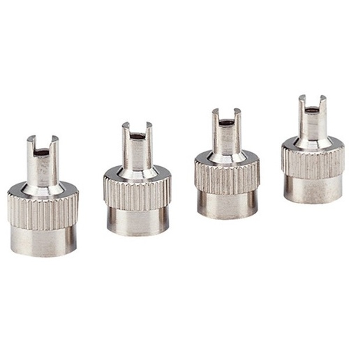 Valve Caps Slotted Head pack of 4