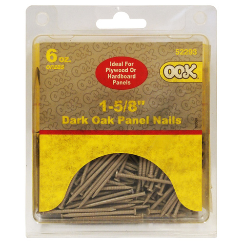 Nail 1-5/8" Panel Steel Large Head Oak