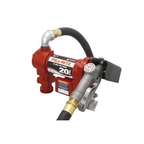 Fill-Rite FR4210H DC Pump, High Flow, Heavy-Duty Cast Iron, 20 GPM, 12-Volt