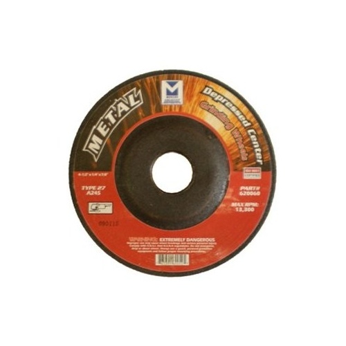 Mercer Abrasives Depressed Center Grinding Wheels 4" X 1/4" X 5/8"