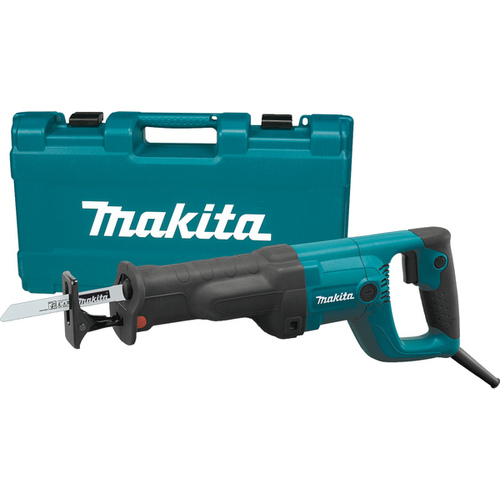 Makita JR3050T Recipro Saw, 11 AMP, var. spd., tool-less blade change and shoe adjustment, case