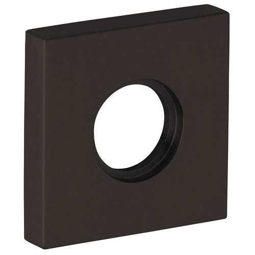 2" Square Passage Rose Oil Rubbed Bronze Finish Pair