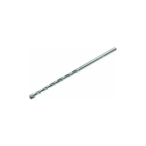 Drill Bit, 1/8 in Dia, 3 in OAL, Percussion, Spiral Flute, 1-Flute, 1/8 in Dia Shank Nickel