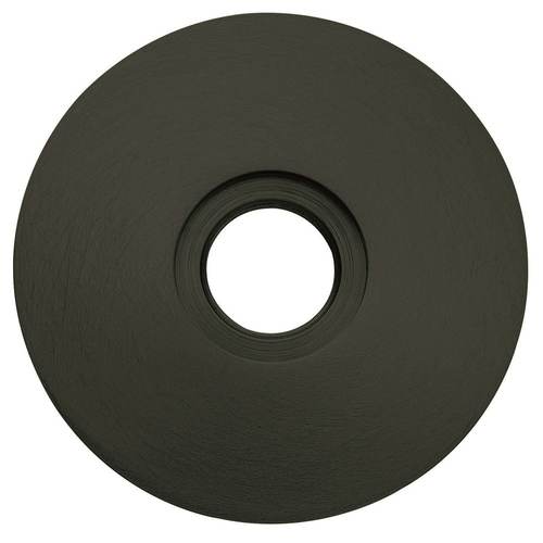 Single 2-5/8" Passage Rose Satin Black Finish