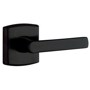 Pair 5485V Lever Less Rose Satin Black Finish