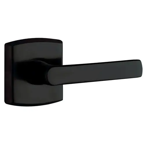 Pair 5485V Lever Less Rose Satin Black Finish