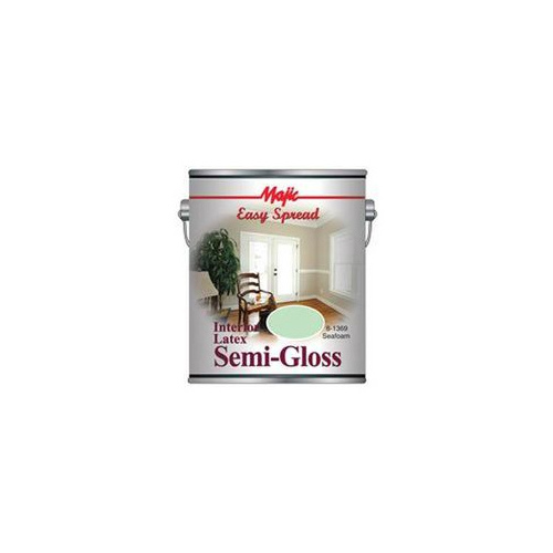 Interior Wall Paint, Semi-Gloss, Seafoam, 1 gal Can