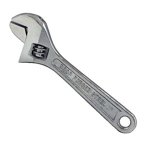 Adjustable Wrench SAE 4" L Silver