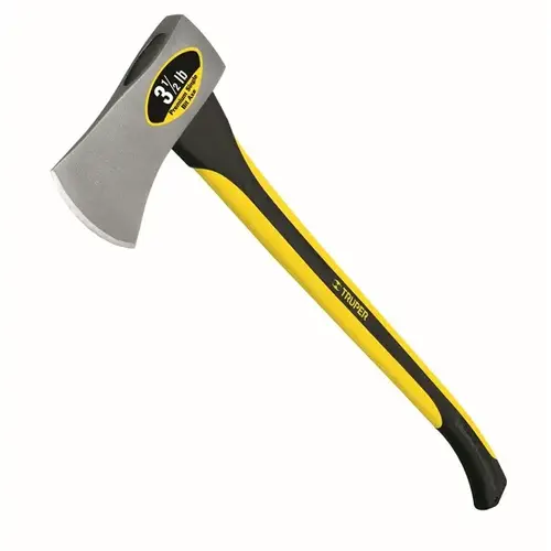 Axe Single-Bit Steel 3.5-lbs with Fiberglass Handle 34"