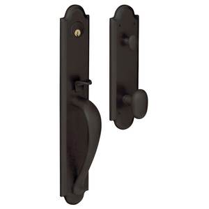 BALD BOULDER HANDLE X 5024 X SGL CYL, Oil Rubbed Bronze