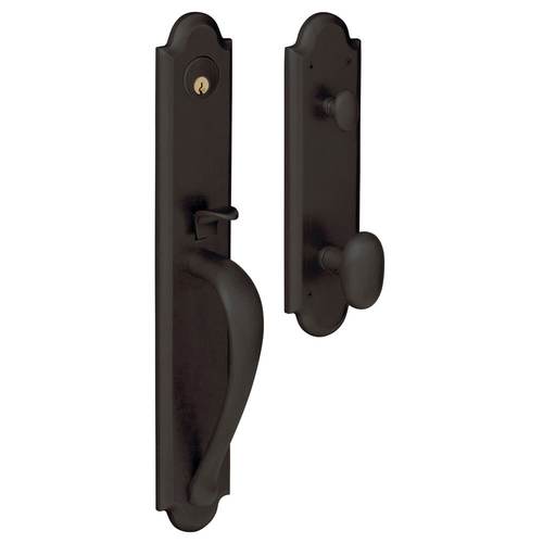 Estate Boulder Tubular Handleset Oil Rubbed Bronze