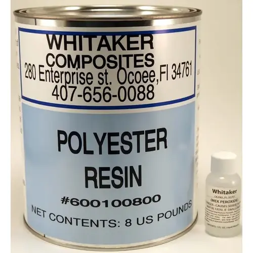 Whitaker Oil Co 46191889 Fiberglass Resin Polyester Gallon GP500