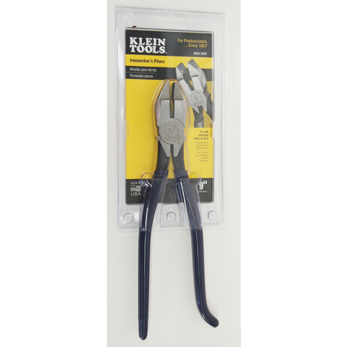 Klein Tools D201-7CST Iron Side Cutting Pliers for Rebar 9-3/8"