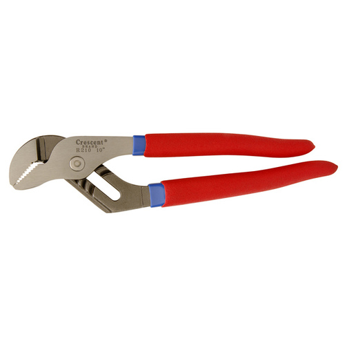 RT210CVN Tongue and Groove Plier, 10 in OAL, 1-5/8 in Jaw Opening, Professional Dipped, Long Handle Black Oxide