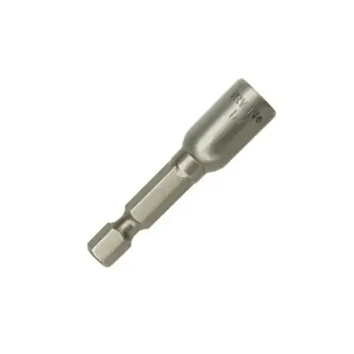 Lobular Design Nutsetter, 1-7/8 in L, Magnetic Tip