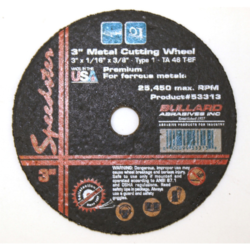 Bullard Abrasives Inc 53313 3" Pencil Grind Wheel