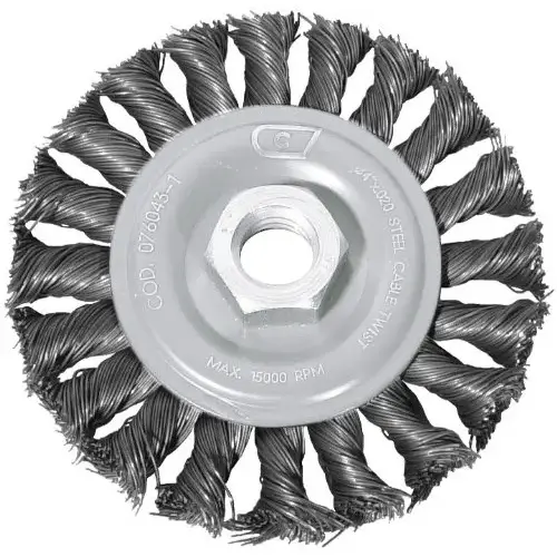 Century Drill & Tool 76049 Wire Wheel Brush 4" Knot Steel 20000 rpm
