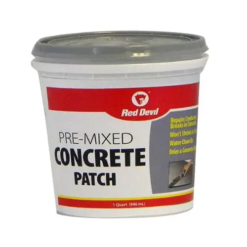 Red Devil 0644 Concrete Patch, Gray, 1 qt Tub