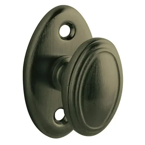 Oval Turn Piece Satin Black Finish