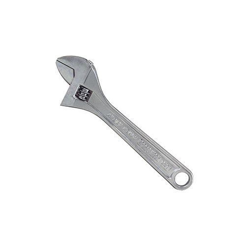 Adjustable Wrench SAE 8" L Silver