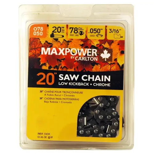 Maxpower 336544 20"Chain .325" .050-78 Drive L