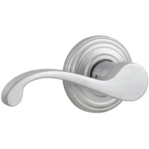 Commonwealth Passage Door Lock with 6AL Latch and RCS Strike Satin Chrome Finish