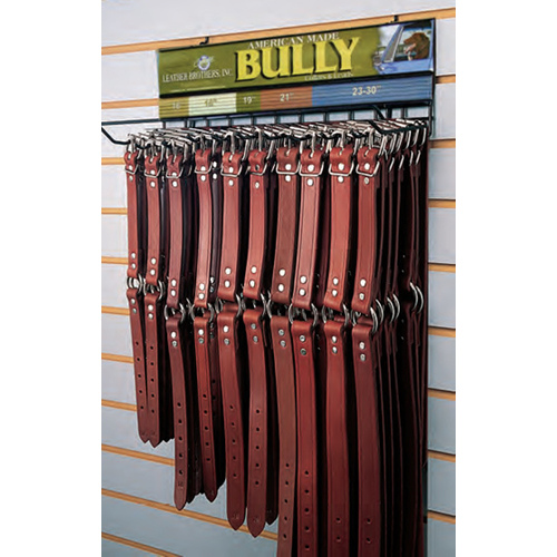 Omnipet D204 Bully Leather Collar Safety Display 30 Piece