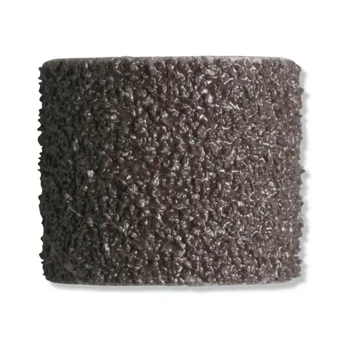 Sanding Band, 1/2 in Dia Drum, 1/8 in Dia Shank, 60 Grit, Coarse, Aluminum Oxide Abrasive - pack of 6