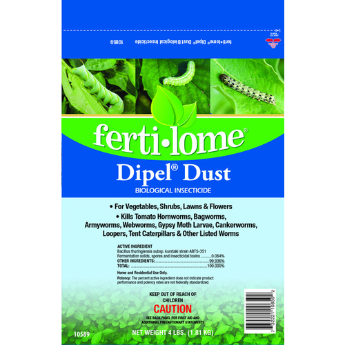 Ferti-Lome 10859 Insect Killer Dipel Dust Biological Dust 4 lb