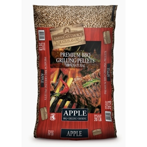 AMERICAN WOOD FIBERS 62200 PREMIUM GRILL PELLET APPLE 62200 20#